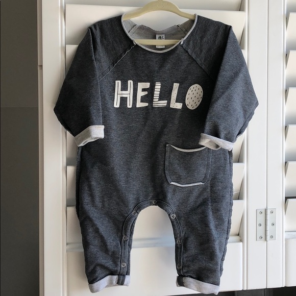 Earth baby outfitters “hello” onesie - Picture 1 of 4
